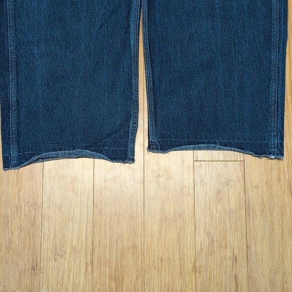 Carhartt Men's Dark Blue Denim Overalls - Picture 4 of 5